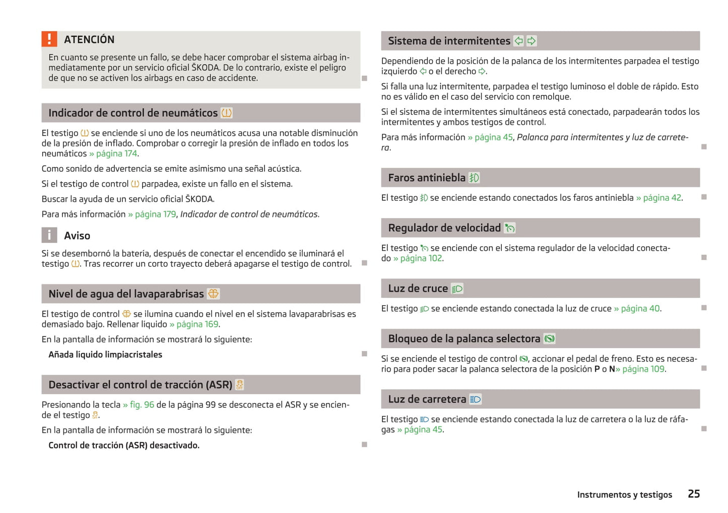 2012-2013 Skoda Octavia Gebruikershandleiding | Spaans