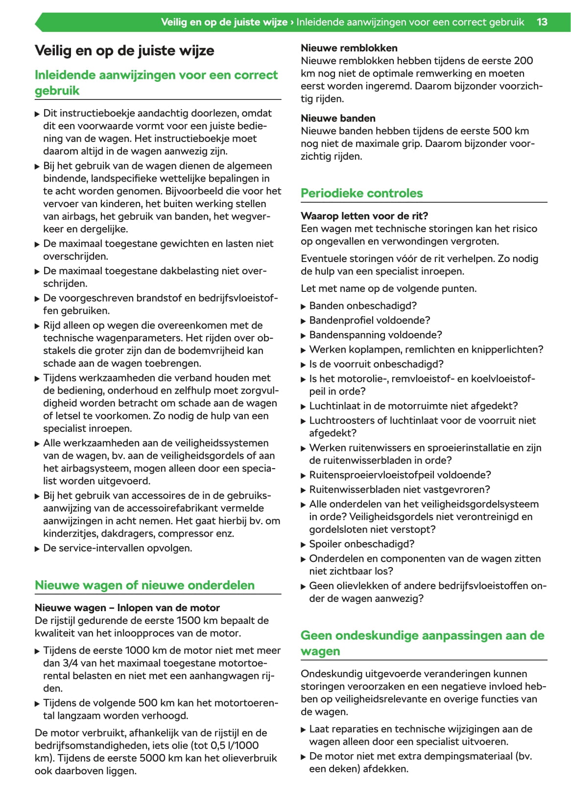 2019-2020 Skoda Kamiq Owner's Manual | Dutch