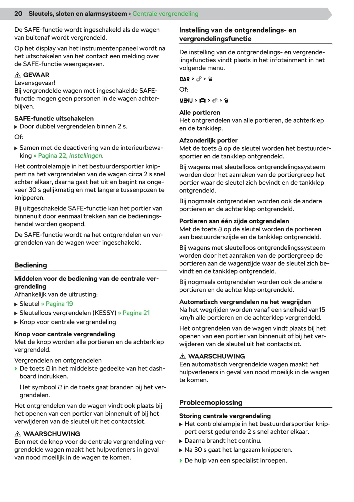 2019-2023 Skoda Kamiq Bedienungsanleitung | Niederländisch