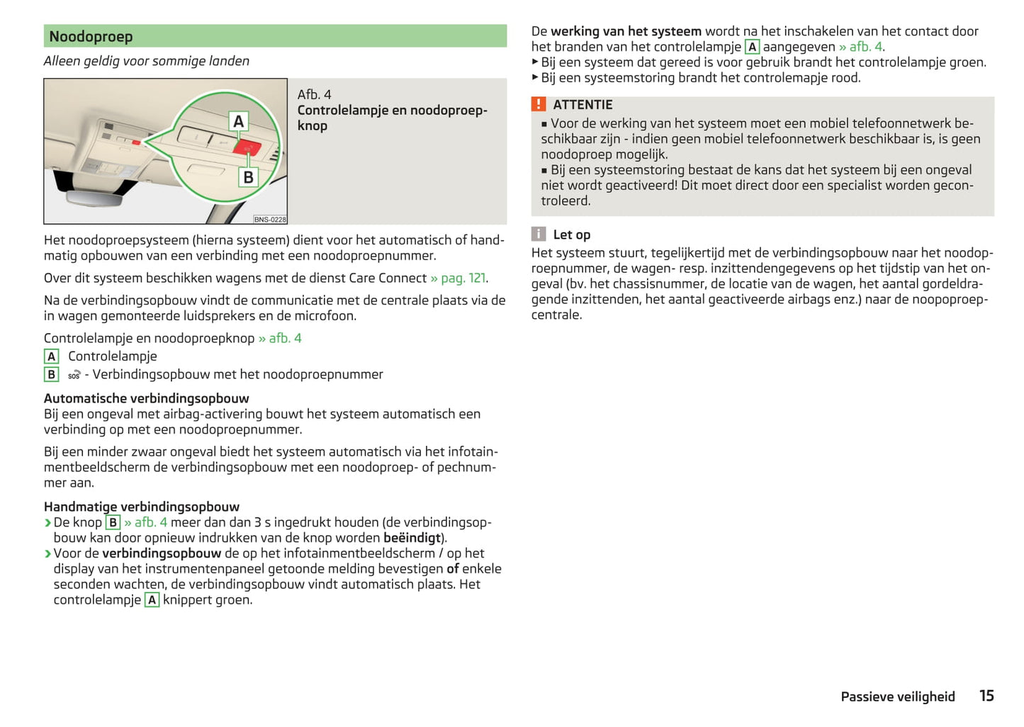 2016-2017 Skoda Kodiaq Owner's Manual | Dutch