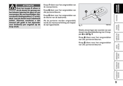 2007-2008 Fiat Ducato Owner's Manual | Dutch