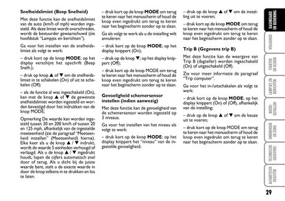 2007-2008 Fiat Ducato Owner's Manual | Dutch