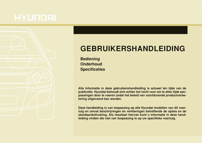 2017-2018 Hyundai i10 Gebruikershandleiding | Nederlands