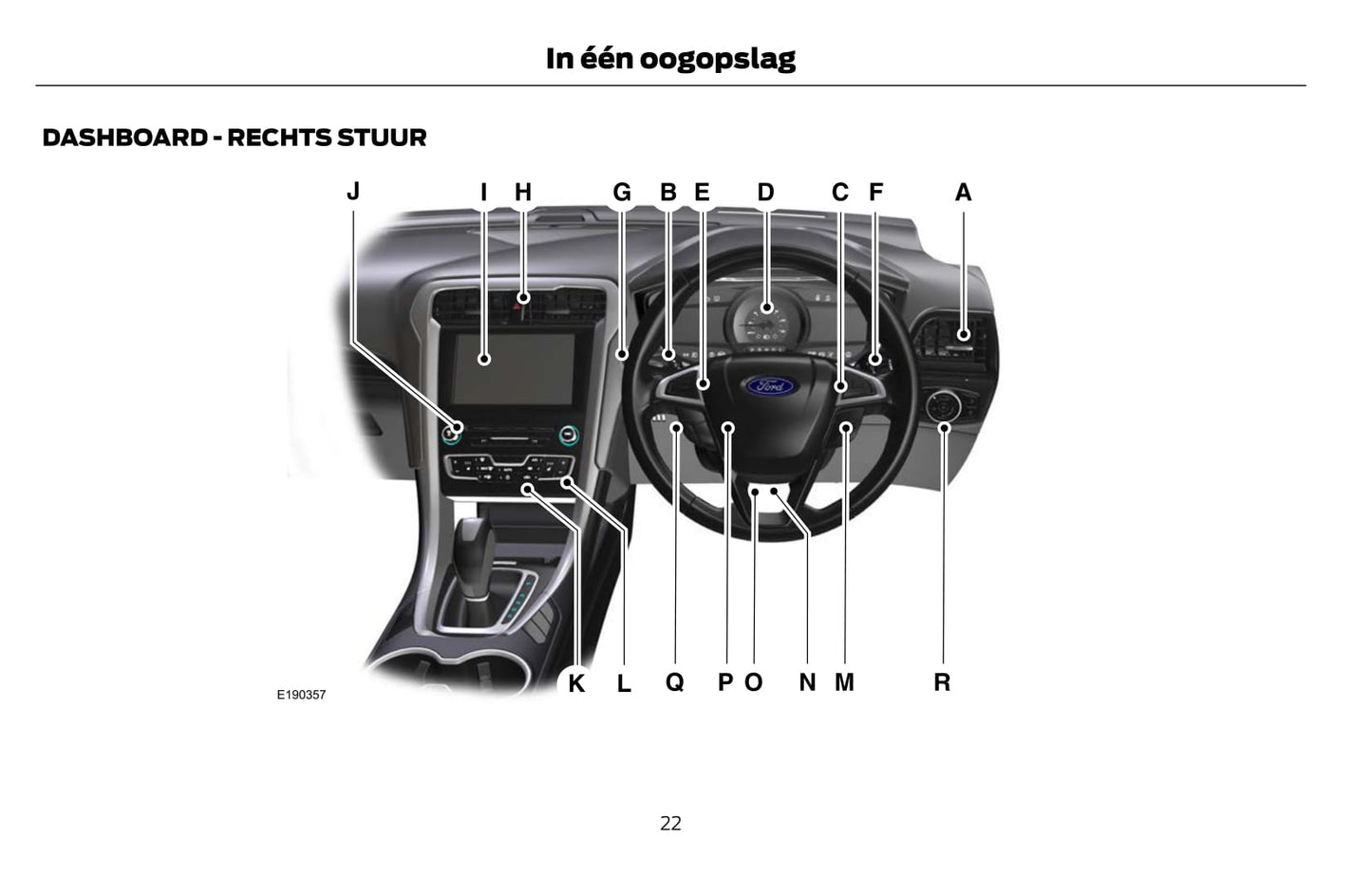 2021-2022 Ford Mondeo Bedienungsanleitung | Niederländisch