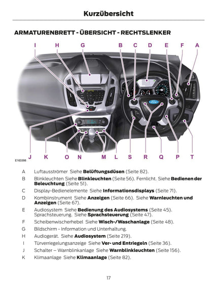 2014 Ford Tourneo Connect Bedienungsanleitung | Deutsch