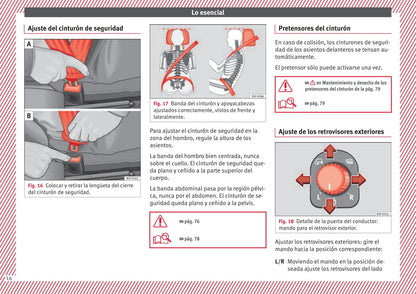 2013-2017 Seat Leon Bedienungsanleitung | Spanisch