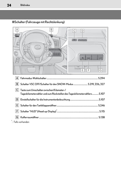 2019-2020 Lexus LC 500/LC 500h Owner's Manual | German