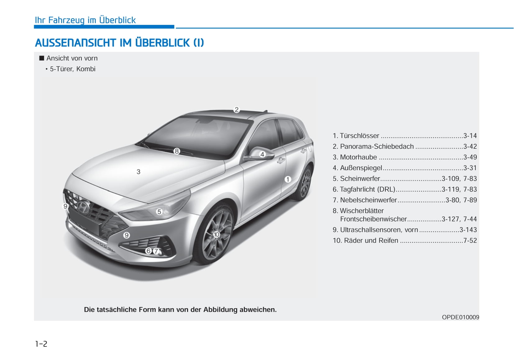 2021 Hyundai i30 Owner's Manual