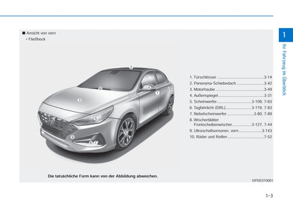 2021-2022 Hyundai i30 Bedienungsanleitung | Deutsch