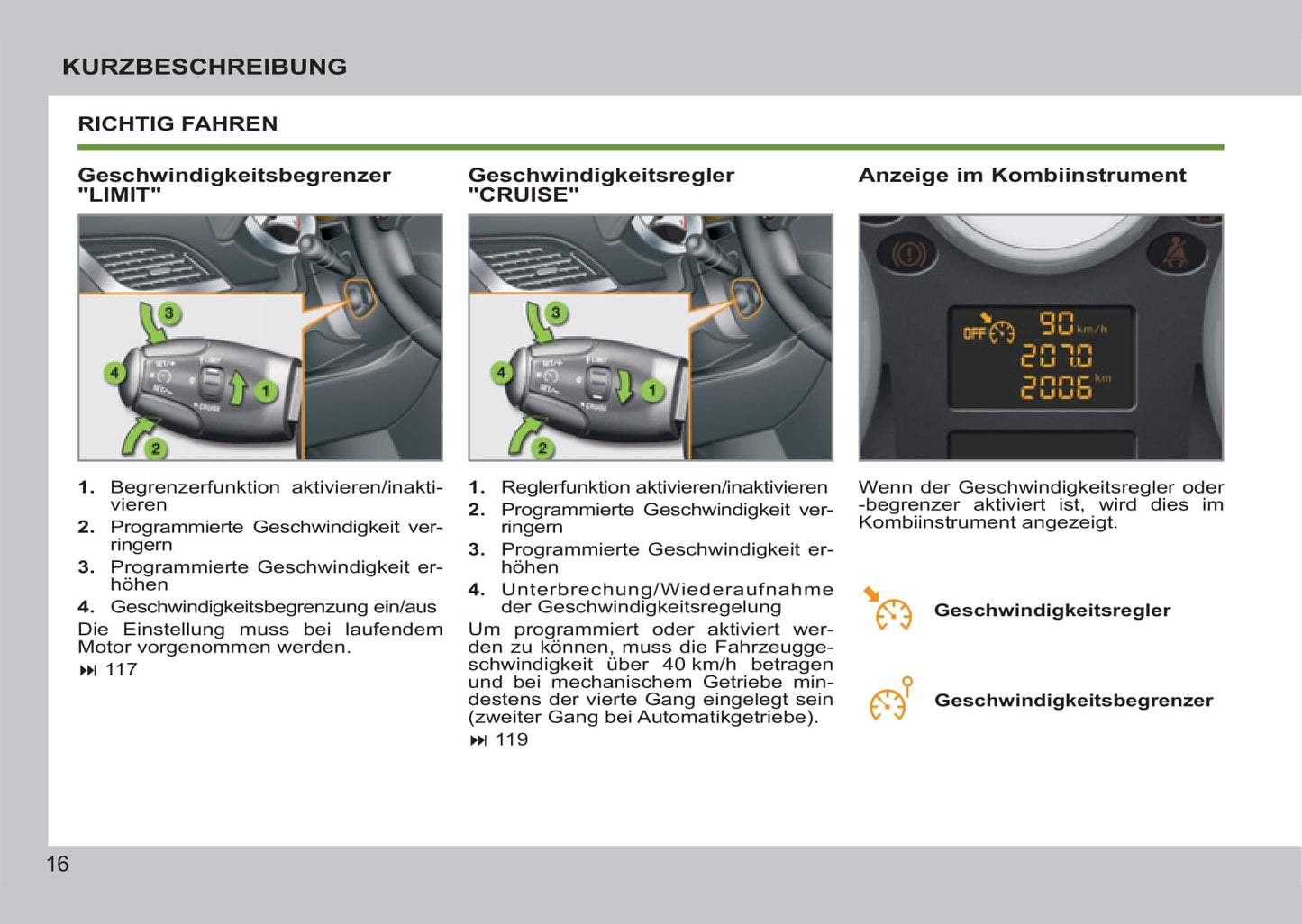2011-2014 Peugeot 207/207 SW Bedienungsanleitung | Deutsch
