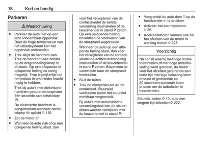 2016-2017 Opel Zafira/Zafira Tourer Gebruikershandleiding | Nederlands