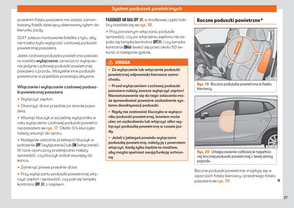 2017-2021 Seat Ibiza Owner's Manual | Polish