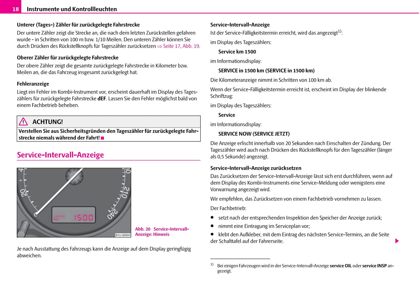 2010-2011 Skoda Octavia Tour I Owner's Manual | German