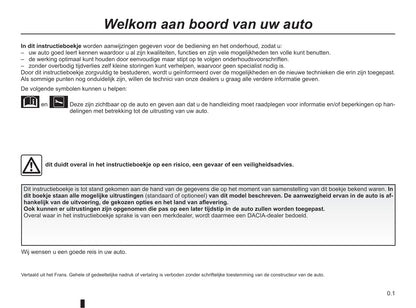 2014-2018 Dacia Duster Bedienungsanleitung | Niederländisch