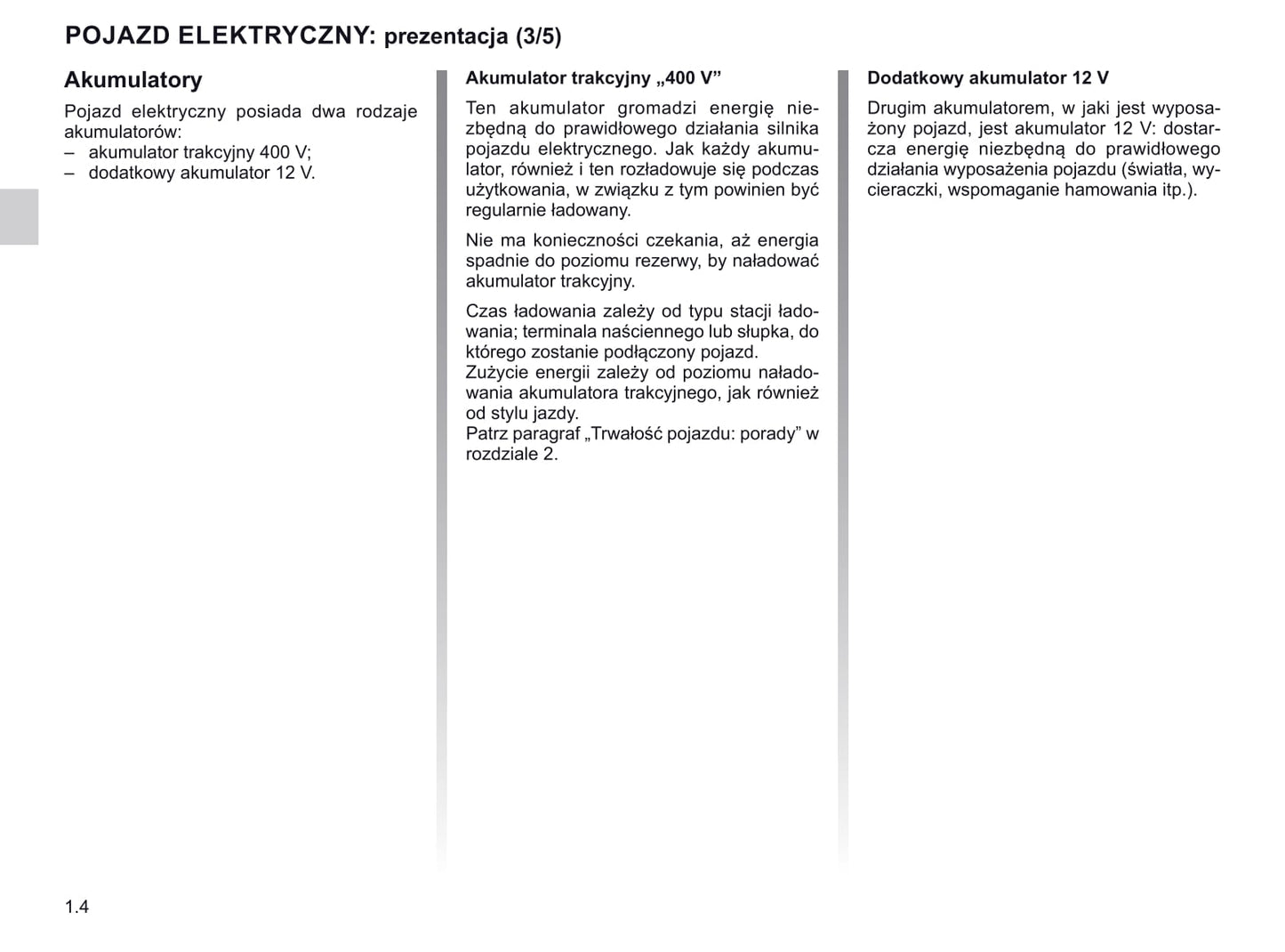 2018-2019 Renault Zoe Bedienungsanleitung | Polnisch