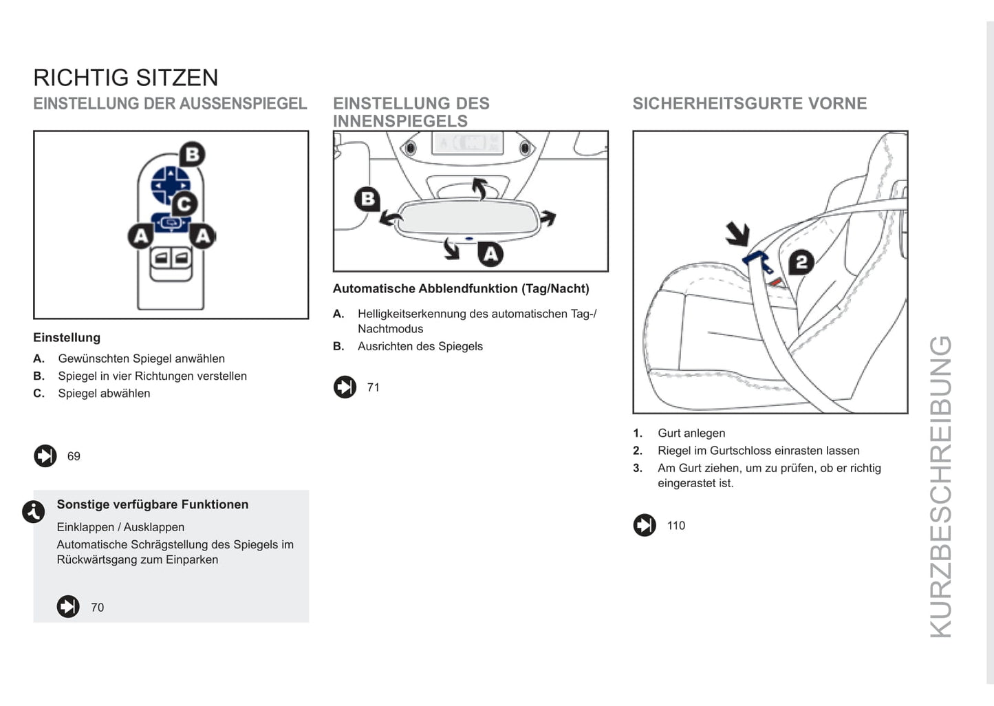 2011-2013 Peugeot RCZ Bedienungsanleitung | Deutsch