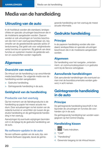 2020-2021 BMW X4 Gebruikershandleiding | Nederlands