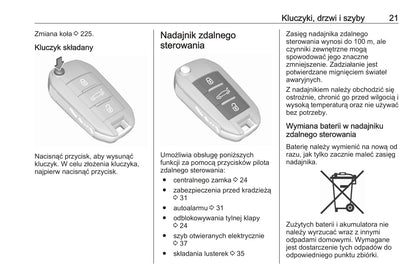 2020 Opel Crossland X Owner's Manual | Polish