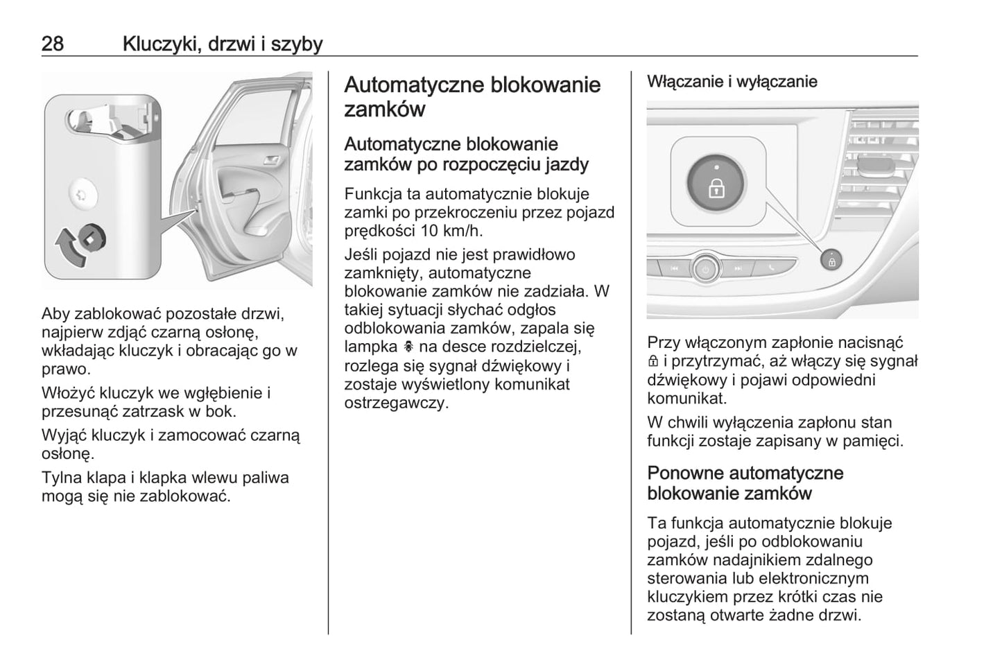 2020 Opel Crossland X Owner's Manual | Polish