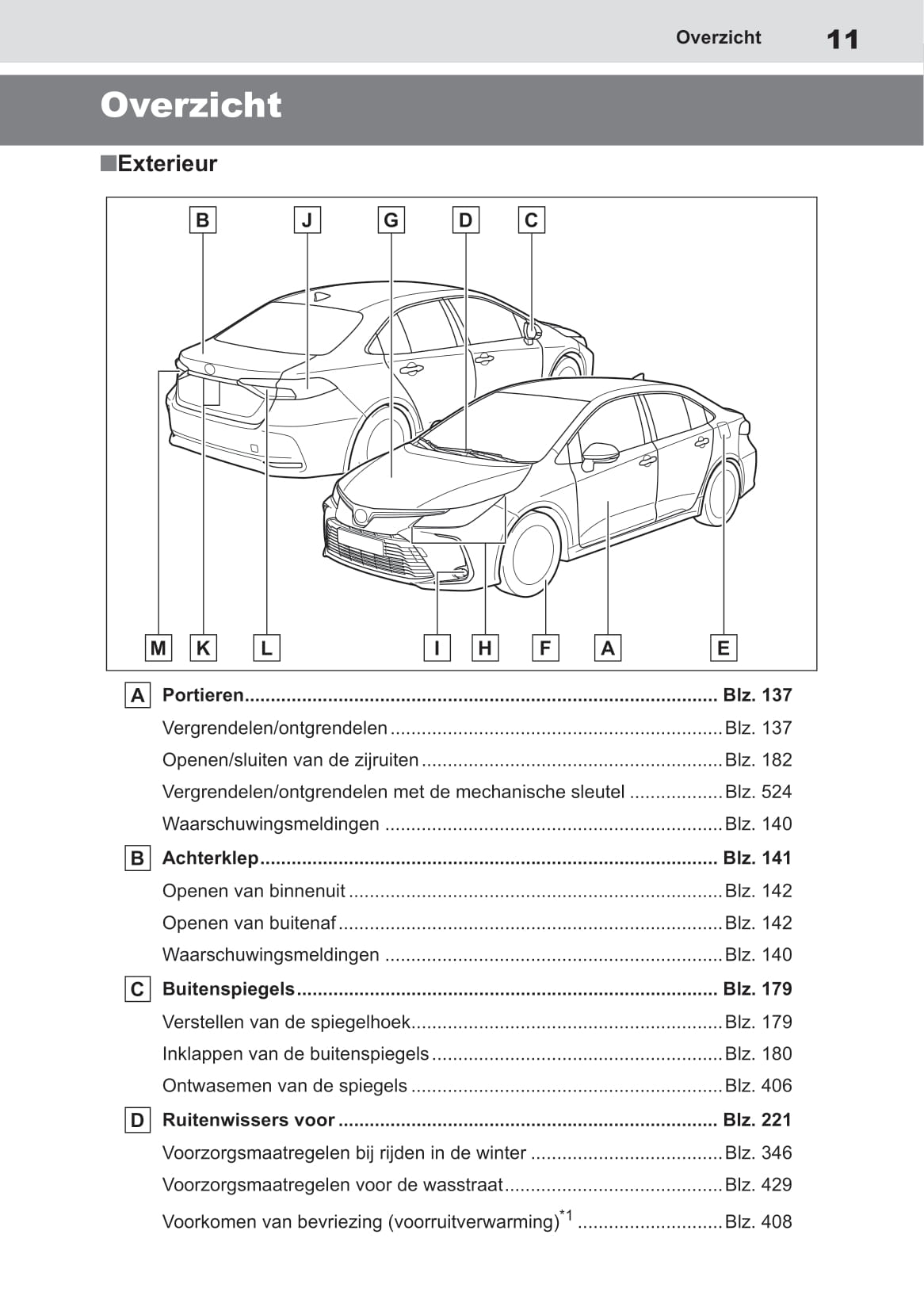 2019 Toyota Corolla Sedan Hybrid Gebruikershandleiding | Nederlands