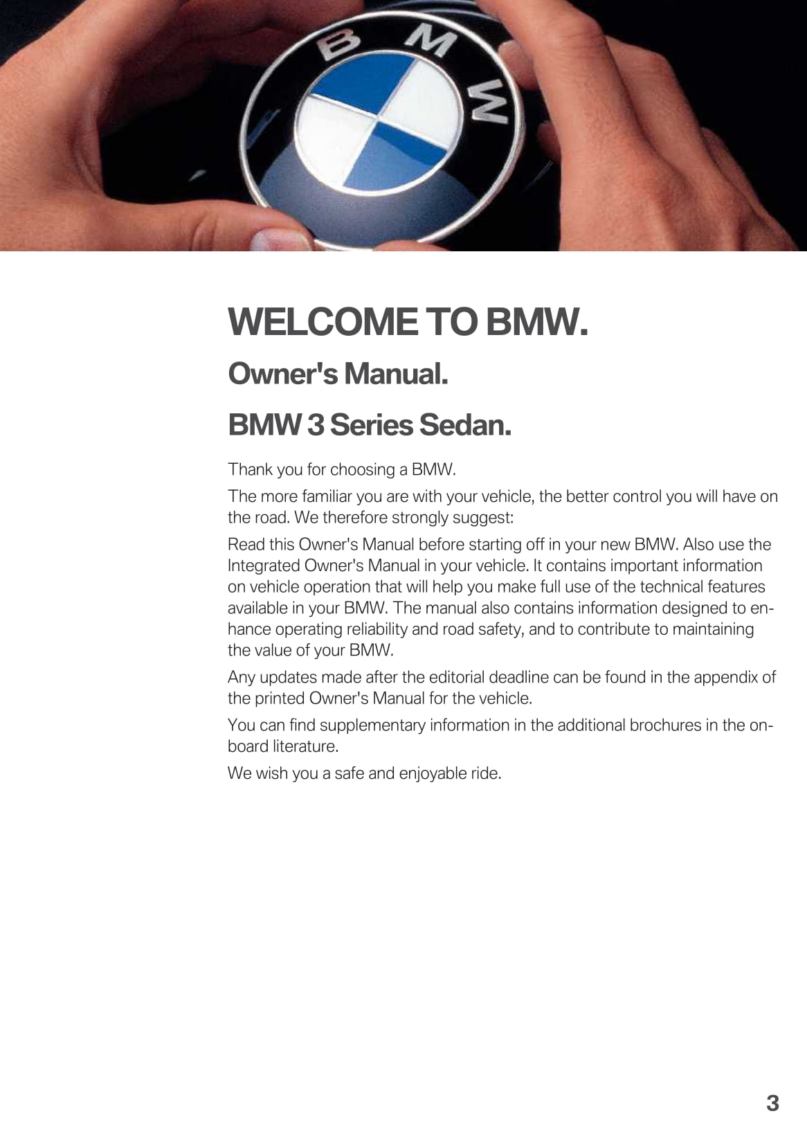2019-2020 BMW 3 Series Gebruikershandleiding | Engels