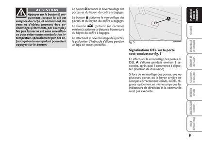 2013-2014 Fiat Linea Gebruikershandleiding | Frans