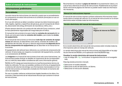 2019-2020 Skoda Fabia Owner's Manual | Spanish