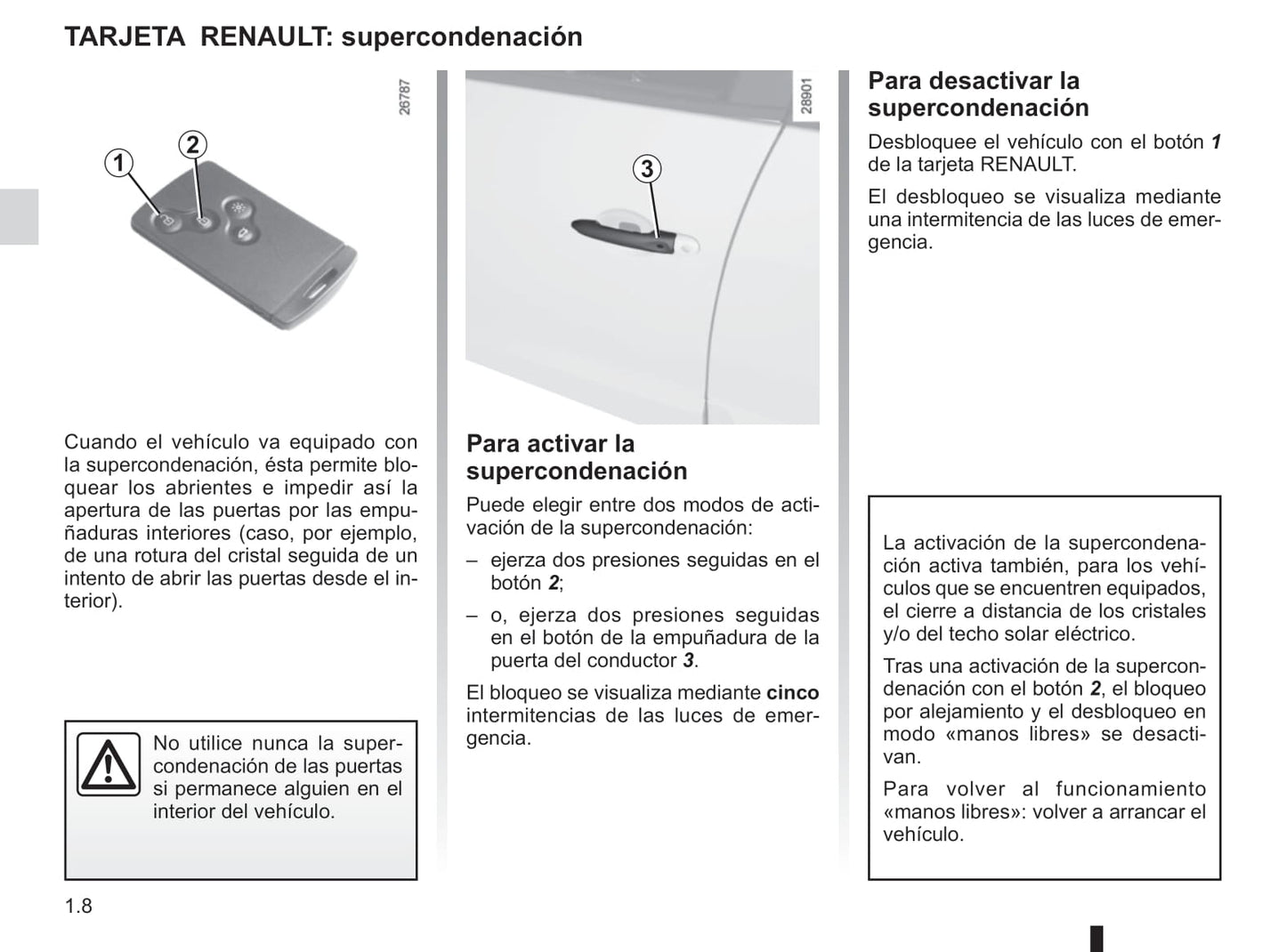 2015-2016 Renault Scénic Bedienungsanleitung | Spanisch