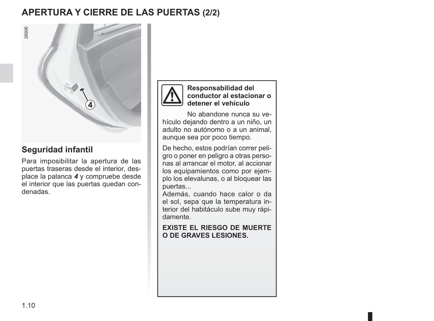 2015-2016 Renault Scénic Owner's Manual | Spanish