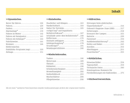 2003-2006 Smart Forfour Owner's Manual | German