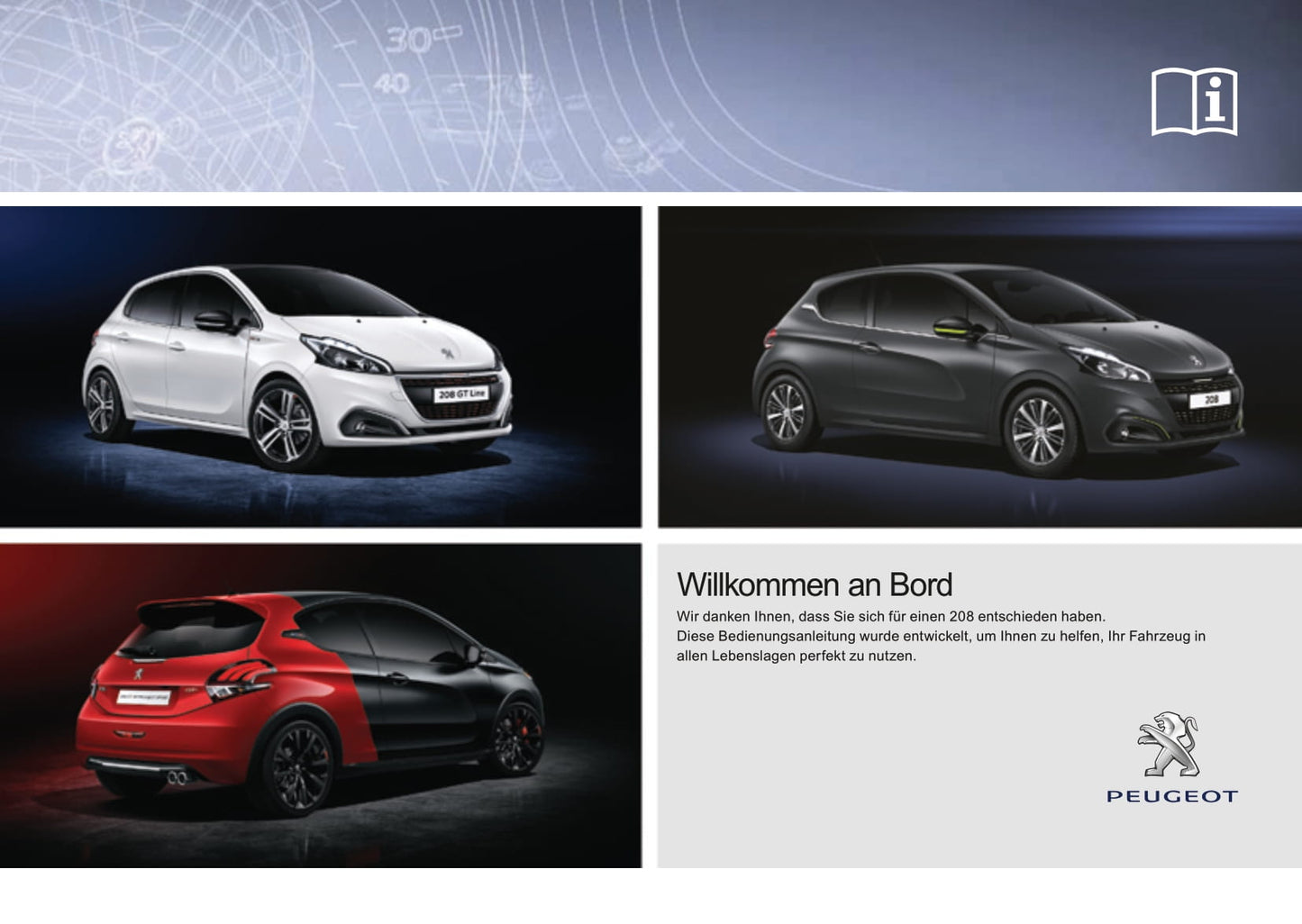 2015-2017 Peugeot 208 Bedienungsanleitung | Deutsch