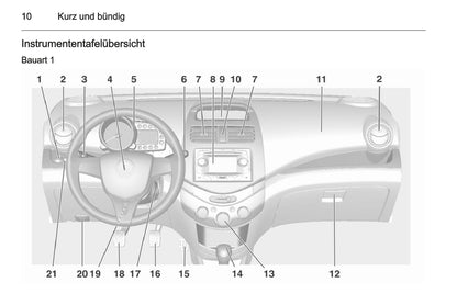 2010-2015 Chevrolet Spark Owner's Manual | German
