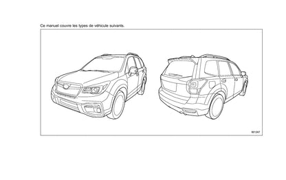 2017 Subaru Forester Gebruikershandleiding | Frans