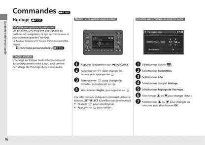 2018-2019 Honda HR-V Owner's Manual | French