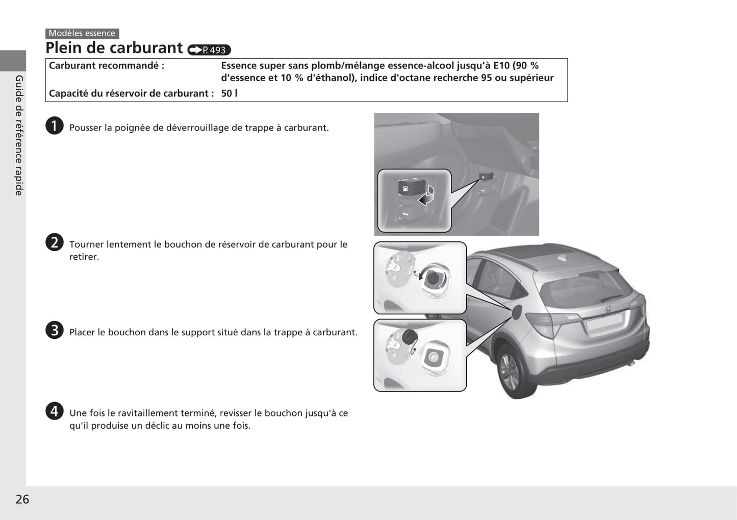 2018-2019 Honda HR-V Gebruikershandleiding | Frans