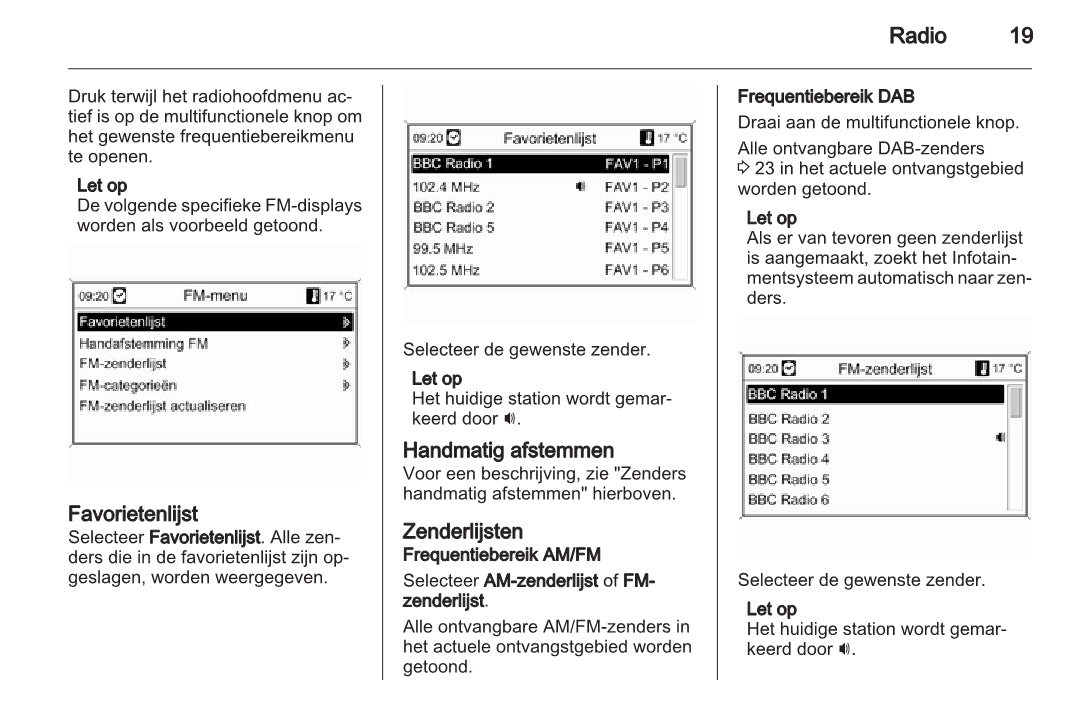 Opel Mokka Navi 600 / CD 400 infotainment Handleiding – Car Manuals