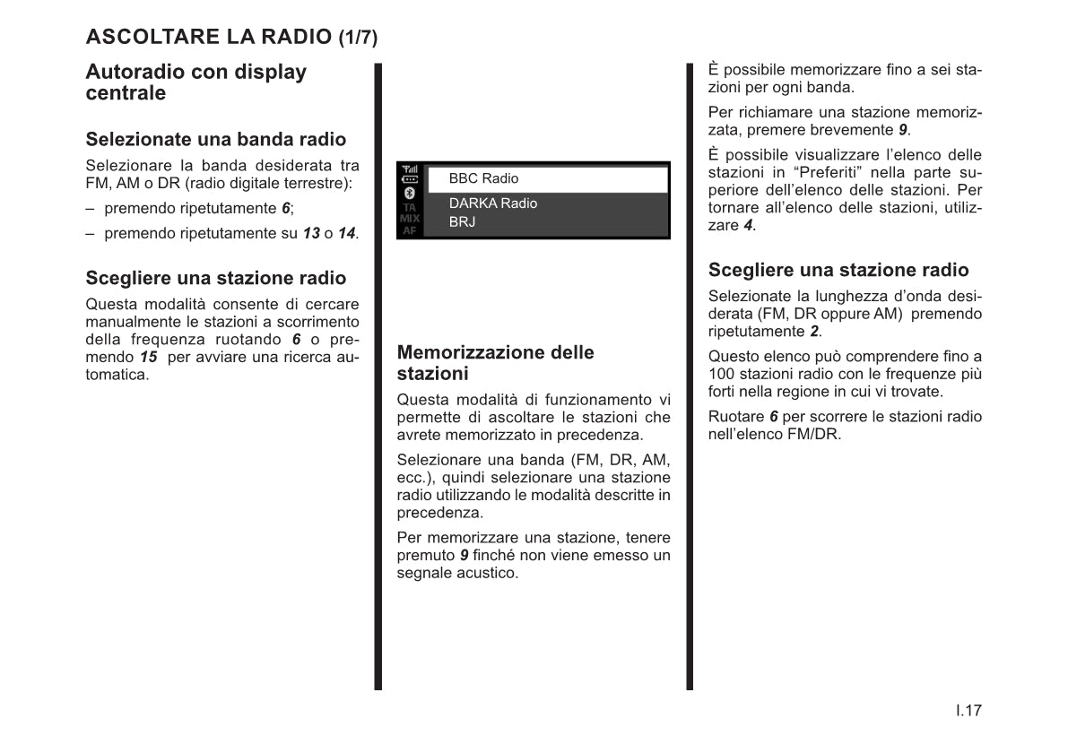 Renault Radio Connect R&Go Libretto D'istruzioni  2022