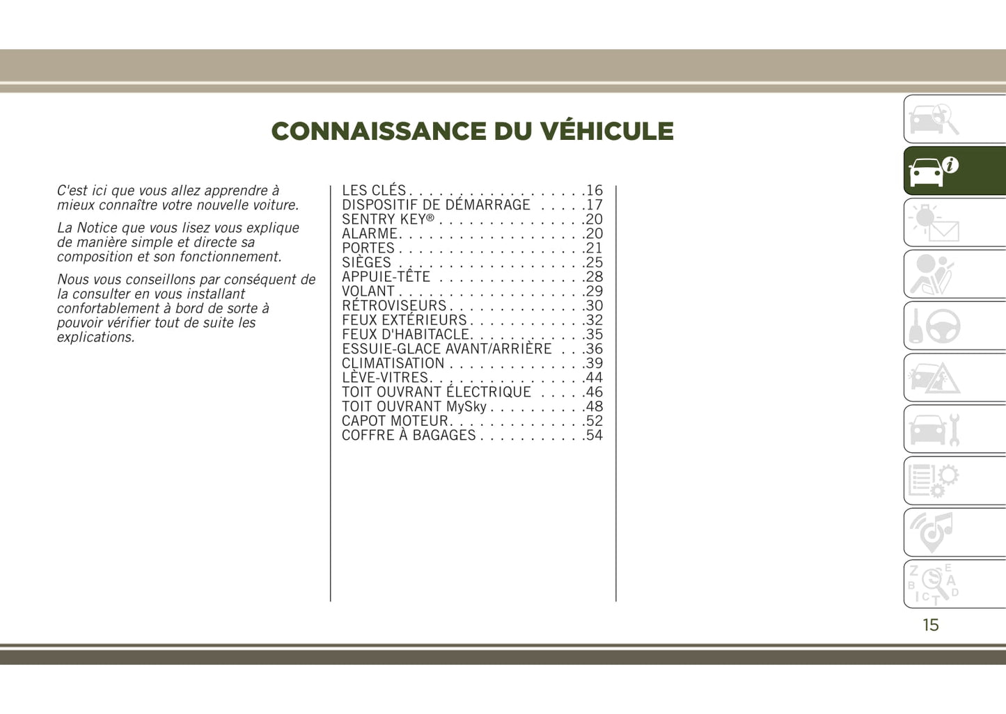 2014-2018 Jeep Renegade Bedienungsanleitung | Französisch