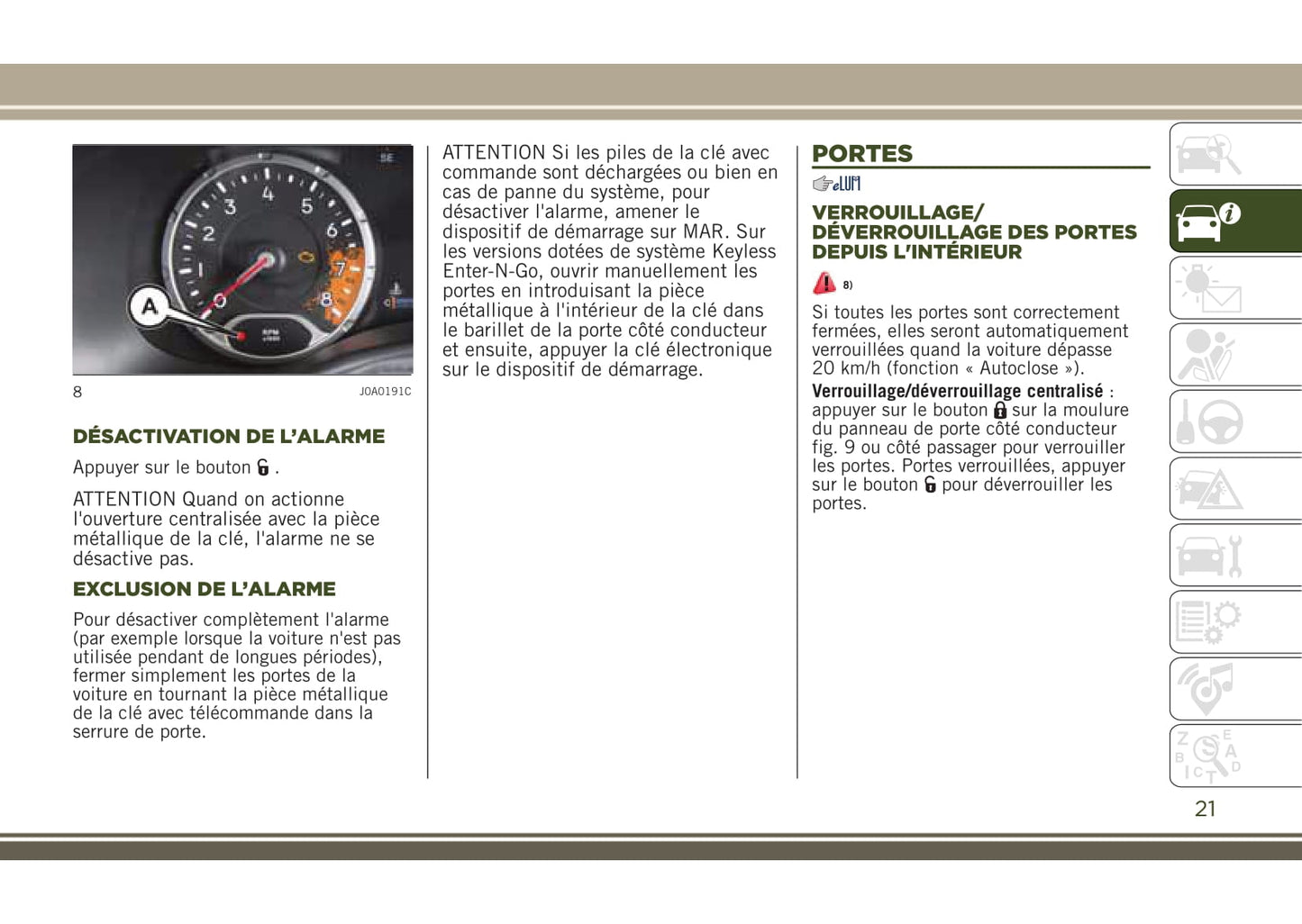 2017-2018 Jeep Renegade Owner's Manual | French