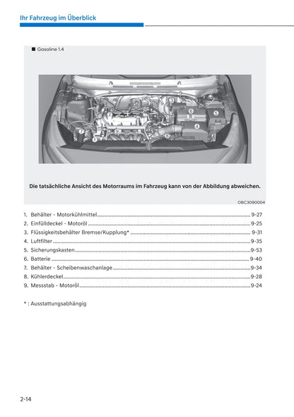 2021-2022 Hyundai i20/Bayon Owner's Manual | German