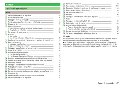 2014-2015 Skoda Citigo Owner's Manual | Spanish