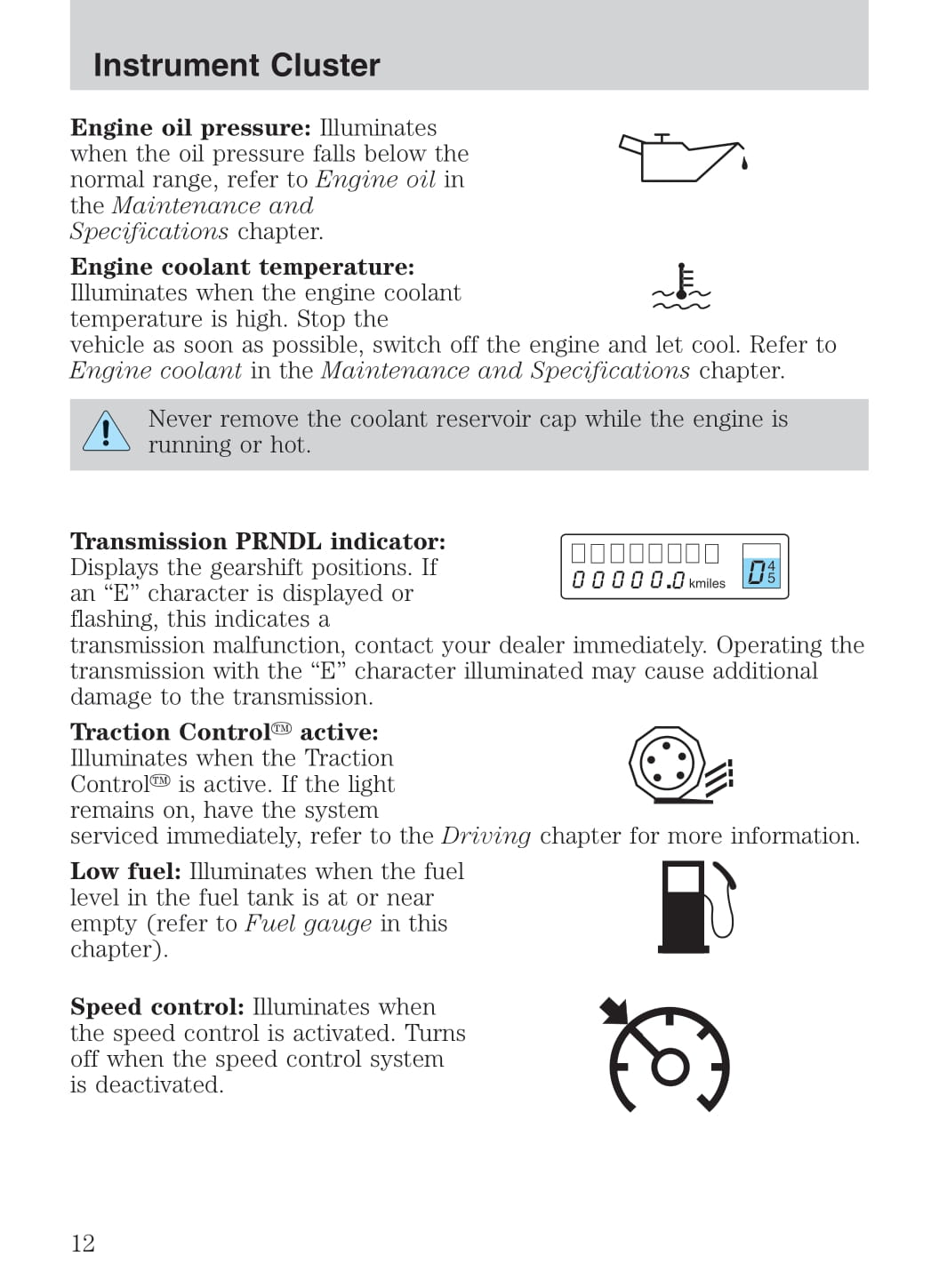 2005 Ford Thunderbird Owner's Manual | English