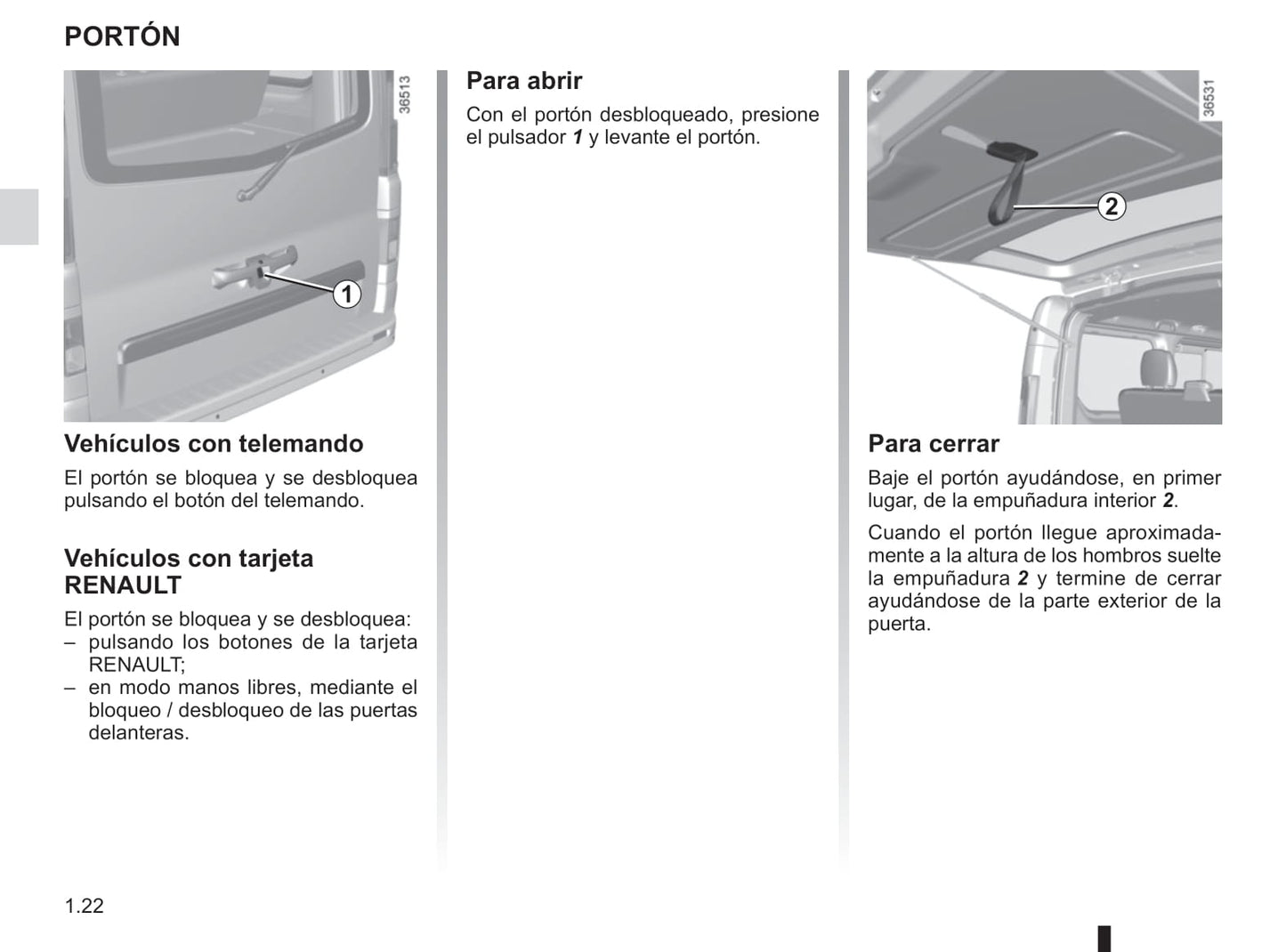 2014-2019 Renault Trafic Manuel du propriétaire | Espagnol