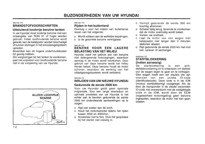 1996-1997 Hyundai Lantra Owner's Manual | Dutch