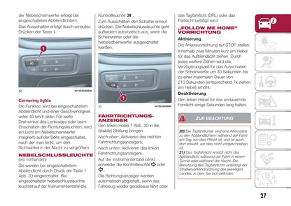 2017-2018 Fiat Tipo Bedienungsanleitung | Deutsch