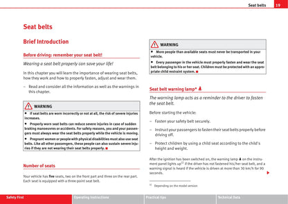 2004-2009 Seat Altea Owner's Manual | English