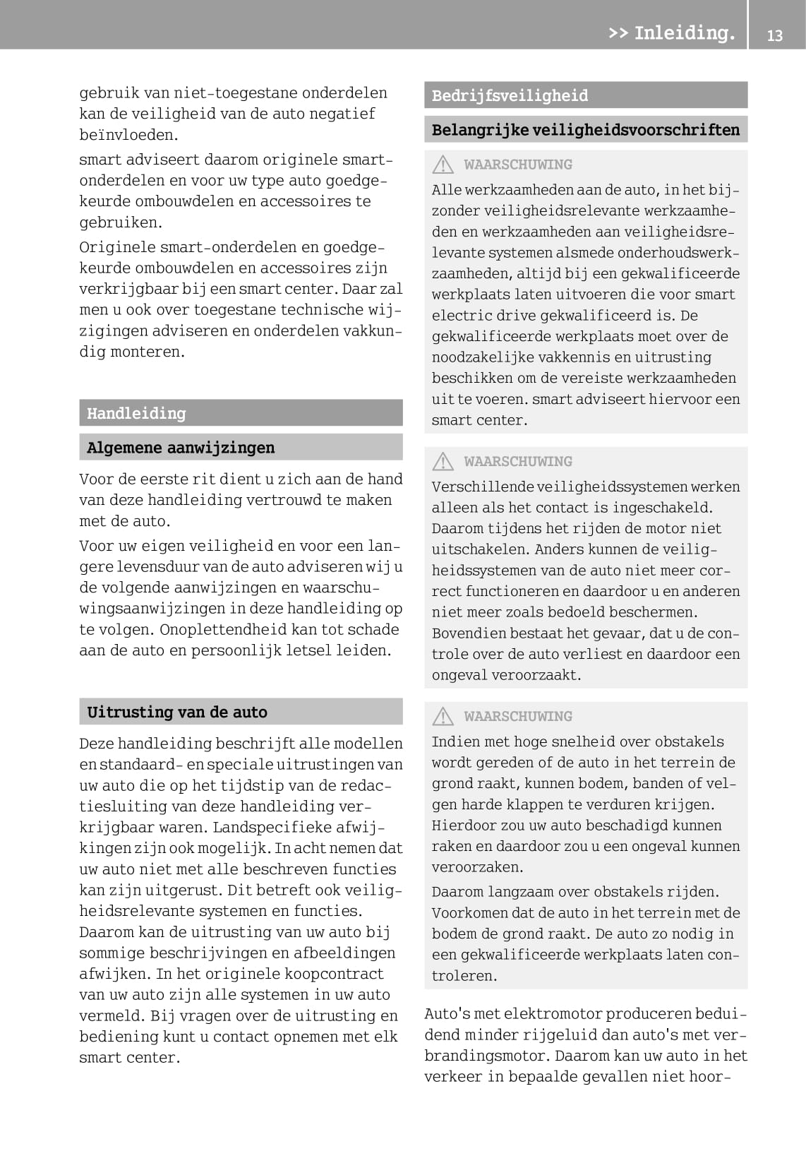 2012-2016 Smart Fortwo Gebruikershandleiding | Nederlands