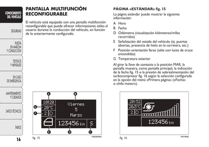 2010-2014 Abarth Punto Owner's Manual | Spanish