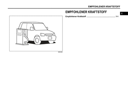 2020-2021 Suzuki SX4 Owner's Manual | German
