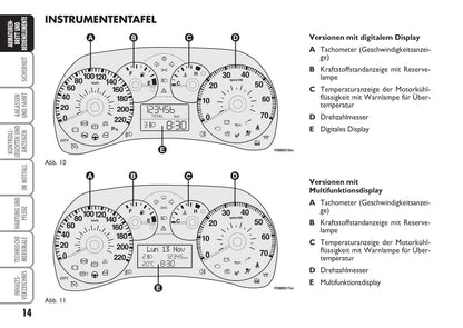 2007-2008 Fiat Grande Punto Owner's Manual | German